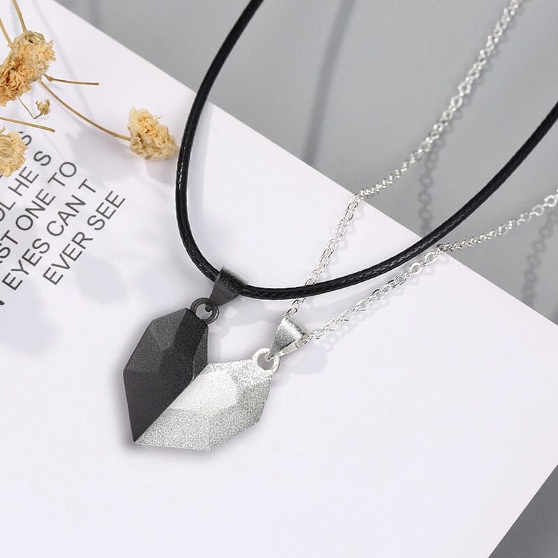Broken Heart Magnetic Pendant Necklace – the stack society